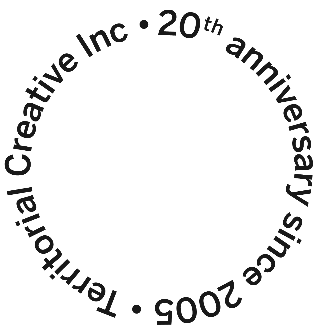 Circular Territorial text